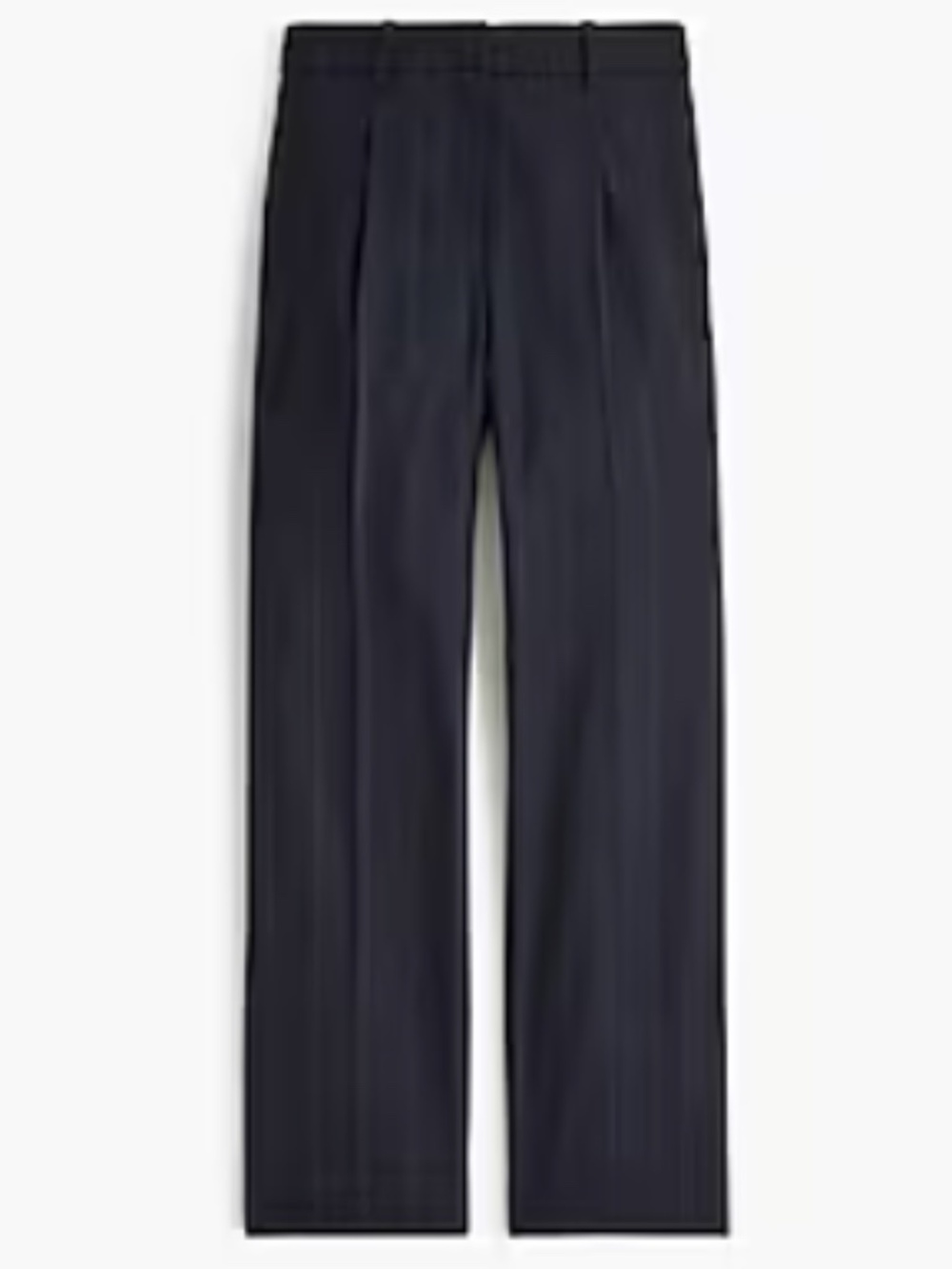 J. Crew Factory  Navy Pinstripe Pleated Trouser